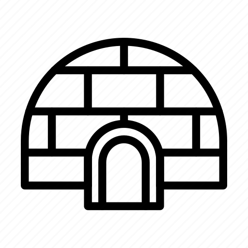 Igloo, building, shelter, snow, winter icon - Download on Iconfinder