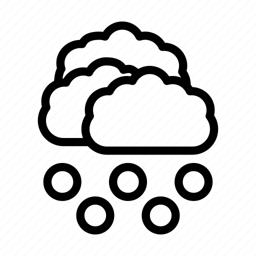 Hail, weather, cloud, rain, snow icon - Download on Iconfinder