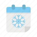 winter, winter season, calendar, date, schedule