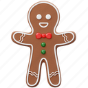 gingerbread, winter, christmas, xmas, decoration, ornament, holiday, cookie, food 