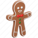 gingerbread, cookie, winter, christmas, xmas, decoration, ornament, holiday, food 
