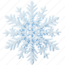 snowflake, winter, christmas, xmas, 3d rendering, decoration, ornament, holiday, celebration 