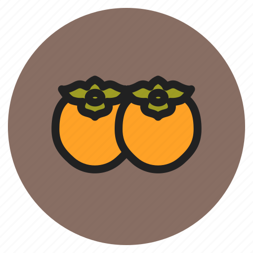 Winter, vegetables, fruits, dates, plum, persimmons icon - Download on Iconfinder