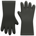 winter, gloves, clothes, mittens, glove, clothing, 3d 