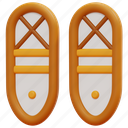 snowshoes, sports, winter, hiking, season, snow, mountain, cold, 3d 