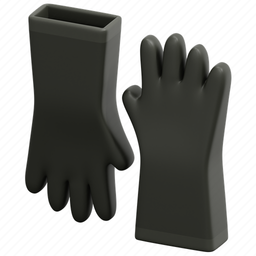 Winter, gloves, clothes, mitten, clothings, glove, 3d 3D illustration - Download on Iconfinder