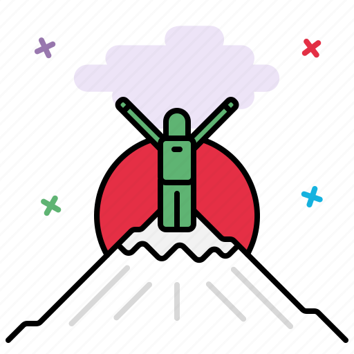 Ascent, award, mount, mountaineering, victory icon - Download on Iconfinder