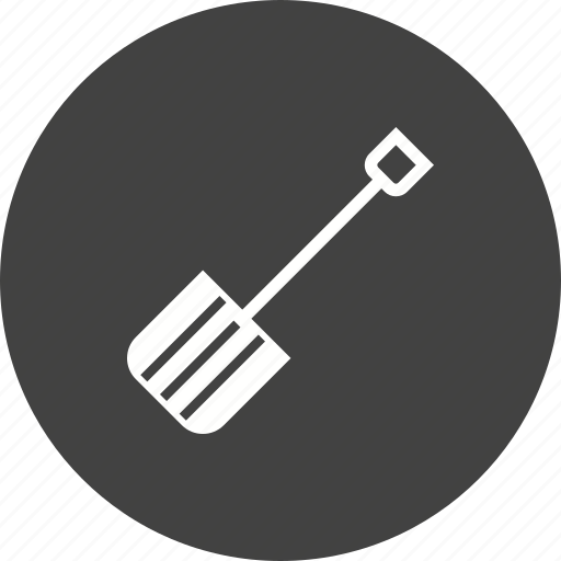 Equipment, object, shovel, snow, tool, white, winter icon - Download on Iconfinder