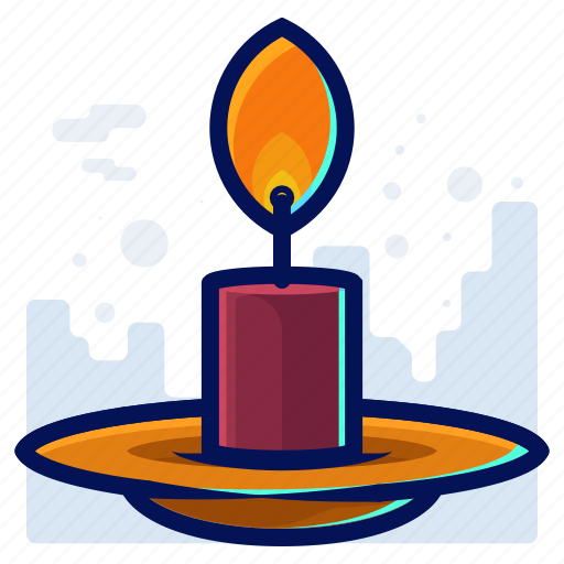 Candle, christmas, decoration, fire, flame icon - Download on Iconfinder