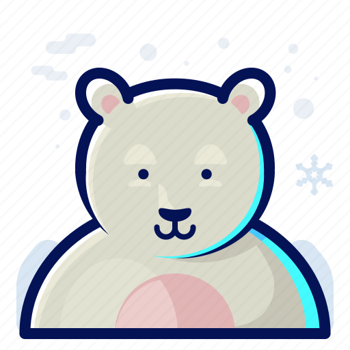 Animal, bear, cold, polar, wildlife, winter icon - Download on Iconfinder