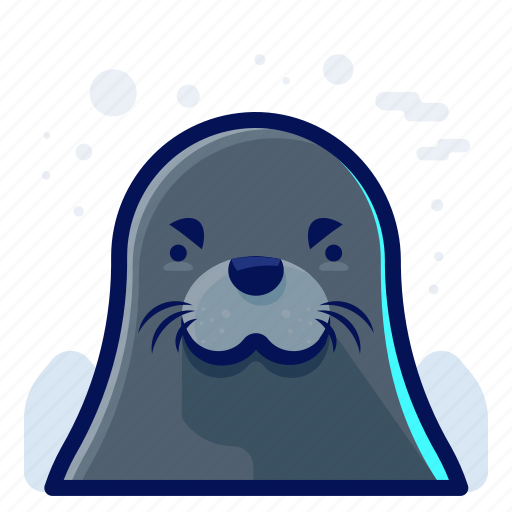 Animal, cold, seal, wildlife, winter icon - Download on Iconfinder
