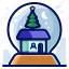 christmas, decoration, globe, ornament, snow 