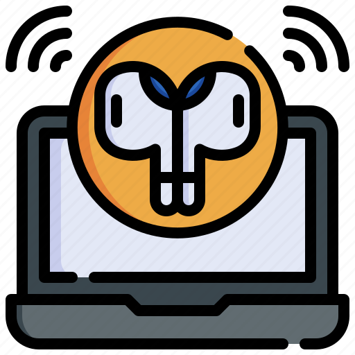 Laptop, sound, earbuds, audio, electronics icon - Download on Iconfinder