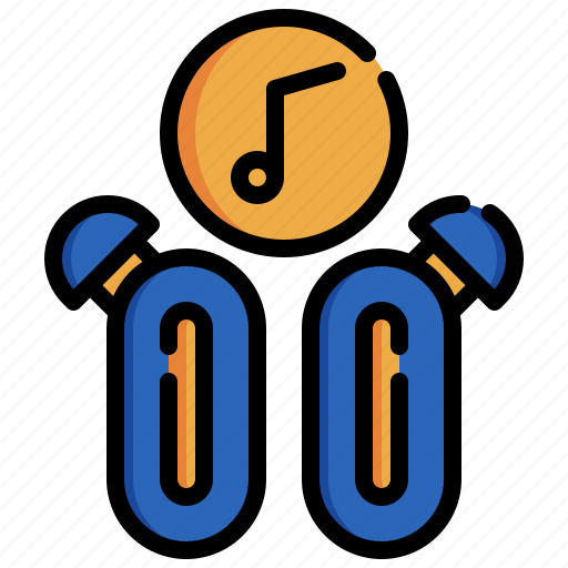 Music, earphone, device, earbuds, sound, wireless icon - Download on Iconfinder