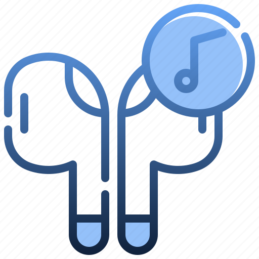 Music, earbuds, electronics, device, earphones, wireless icon - Download on Iconfinder