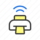 communication, network, printer, signal, wifi, wireless
