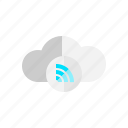 cloud, communication, network, signal, wifi, wireless 