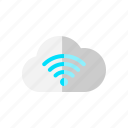 cloud, communication, network, signal, wifi, wireless