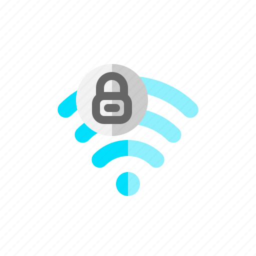 Communication, lock, network, security, signal, wifi, wireless icon - Download on Iconfinder