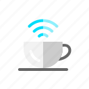 cafe, coffee, communication, cup, network, wifi, wireless