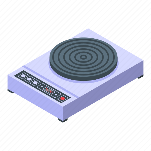 Kitchen, wok, pan, isometric icon - Download on Iconfinder