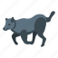 funny, wolf, isometric 