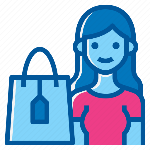 Activity, bag, buy, female, lifestyle, shopping, woman icon - Download on Iconfinder