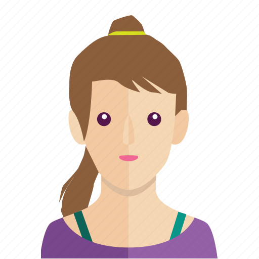Avatar, girl, head, smile, woman icon - Download on Iconfinder