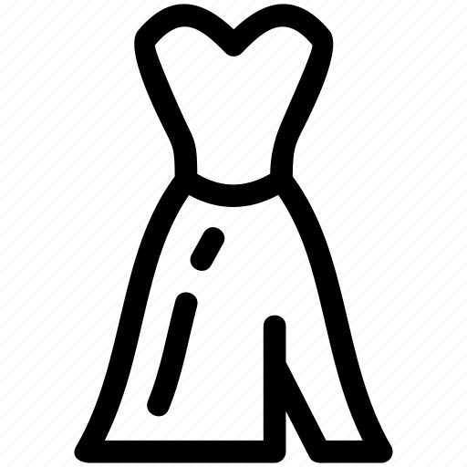 Dress, female, fashion, woman, elegant, clothes icon - Download on Iconfinder