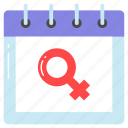 calendar, empowerment, women, feminism, schedule