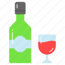 wine, bottle, glass, beer, event, drink