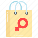 shopping, bag, women, female, gift, gender