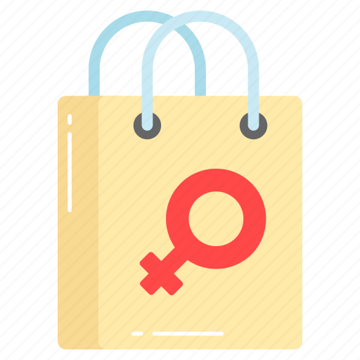 Shopping, bag, women, female, gift, gender icon - Download on Iconfinder