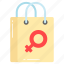 shopping, bag, women, female, gift, gender 