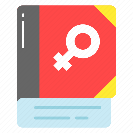 Feminism, feminine, education, women, book icon - Download on Iconfinder