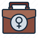 job, briefcase, career, woman, female, feminism