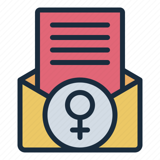 Letter, woman, female, feminism icon - Download on Iconfinder