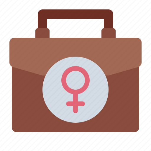 Job, briefcase, career, woman, female, feminism icon - Download on Iconfinder