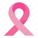 ribbon, cancer, health, issue, sign, badge, womans