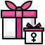 gift, womens, day, box, present, woman 