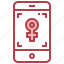 smartphone, womens, day, feminism, garland, gender 