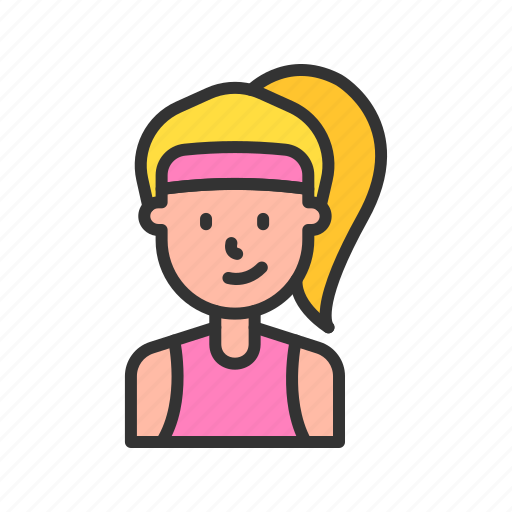 - sporty lady, female, lady, woman, player, golf, golfer icon - Download on Iconfinder