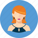 avatar, elegant woman, user