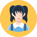 avatar, schoolgirl, teenager, user
