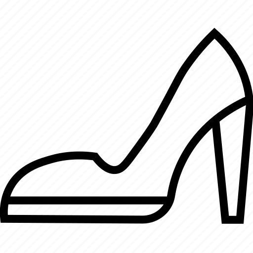 Cut shoe, heel, heels, shoes icon - Download on Iconfinder