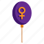 balloon, day, female, gender, women 