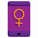 communications, day, gender, smartphone, women
