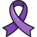 ribbon, awareness, purple, womens, day, feminine