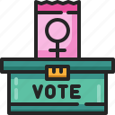 woman, suffrage, rights, vote, election, democracy
