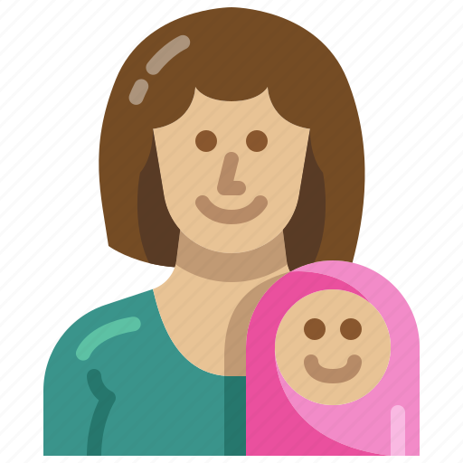 Mother, woman, child, parent, mom, mum, baby icon - Download on Iconfinder
